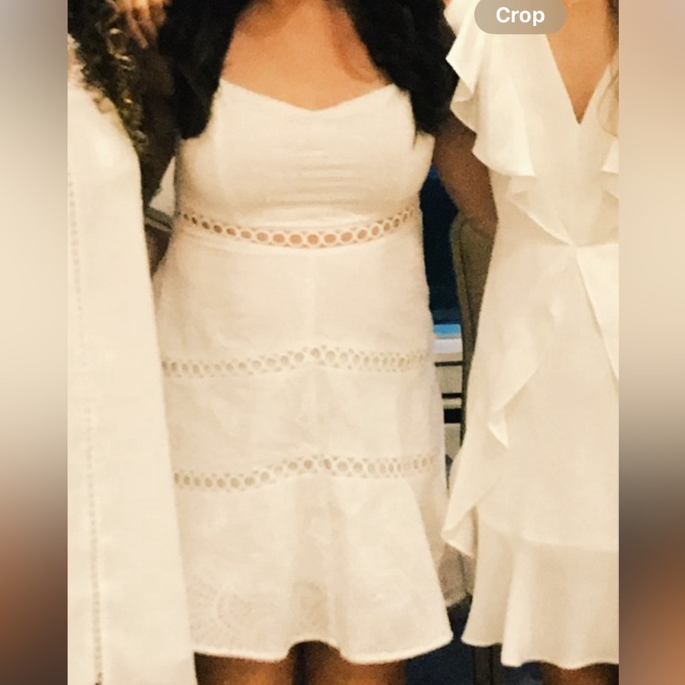 White lulus mini dress